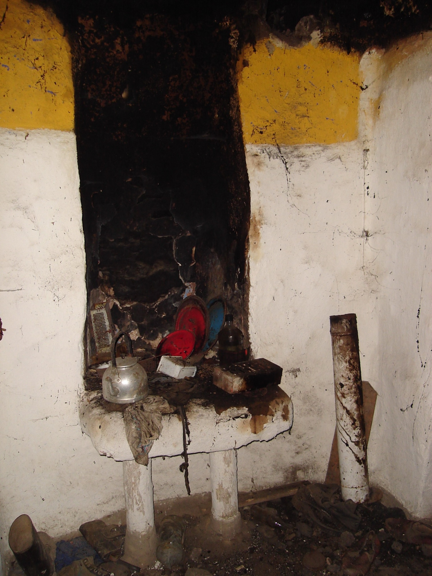 Tűzpadka a konyhában